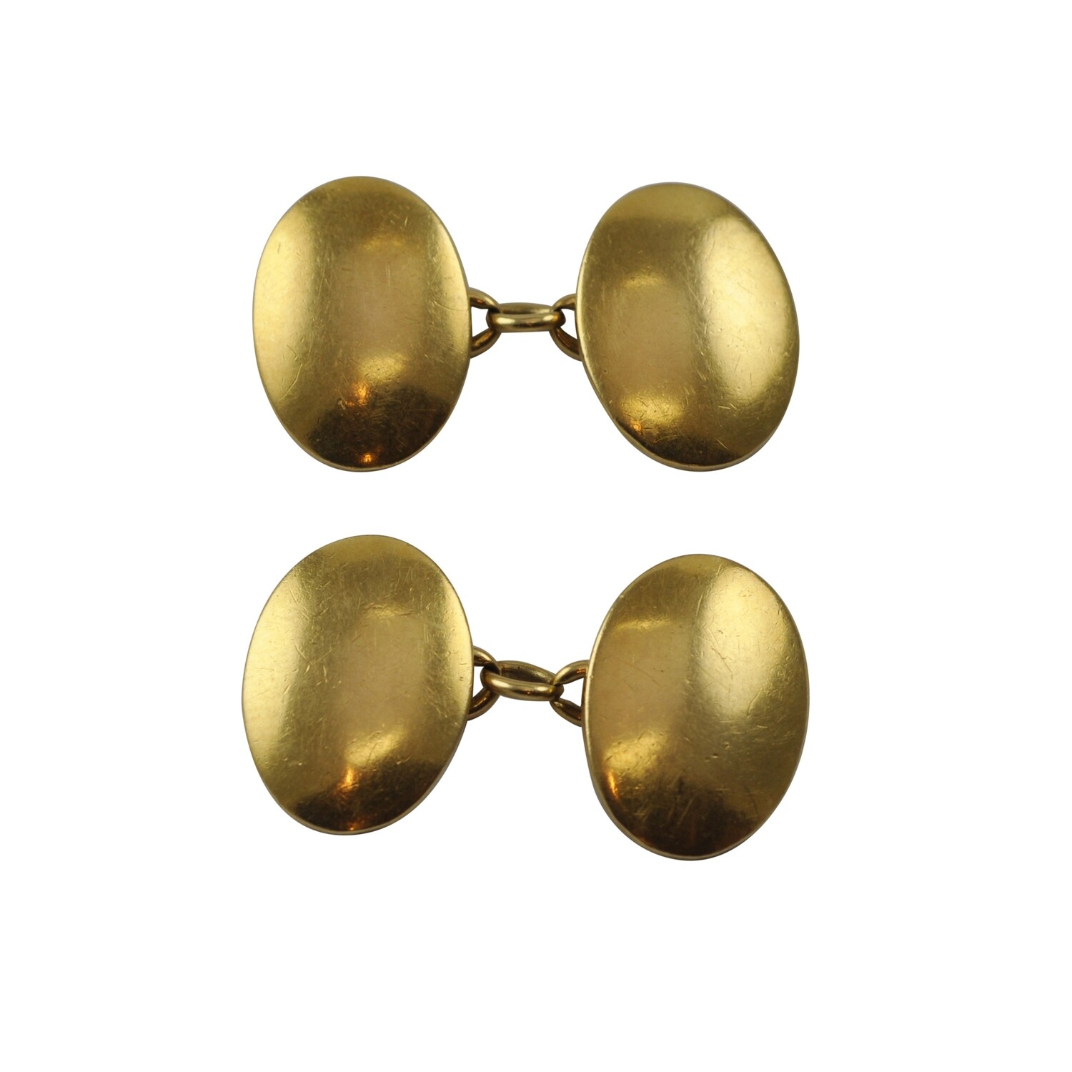 Heavy Antique 18ct Gold Cufflinks