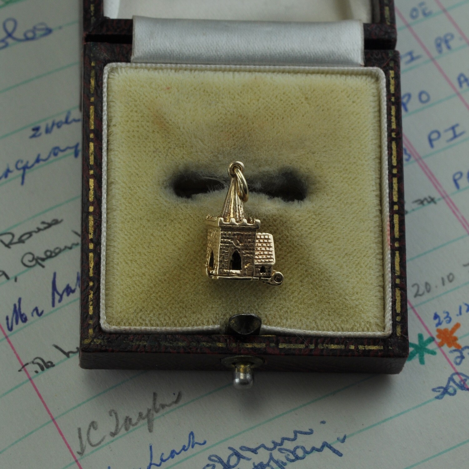 9ct Gold Church Charm
