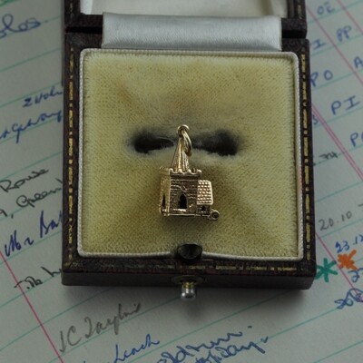 9ct Gold Church Charm
