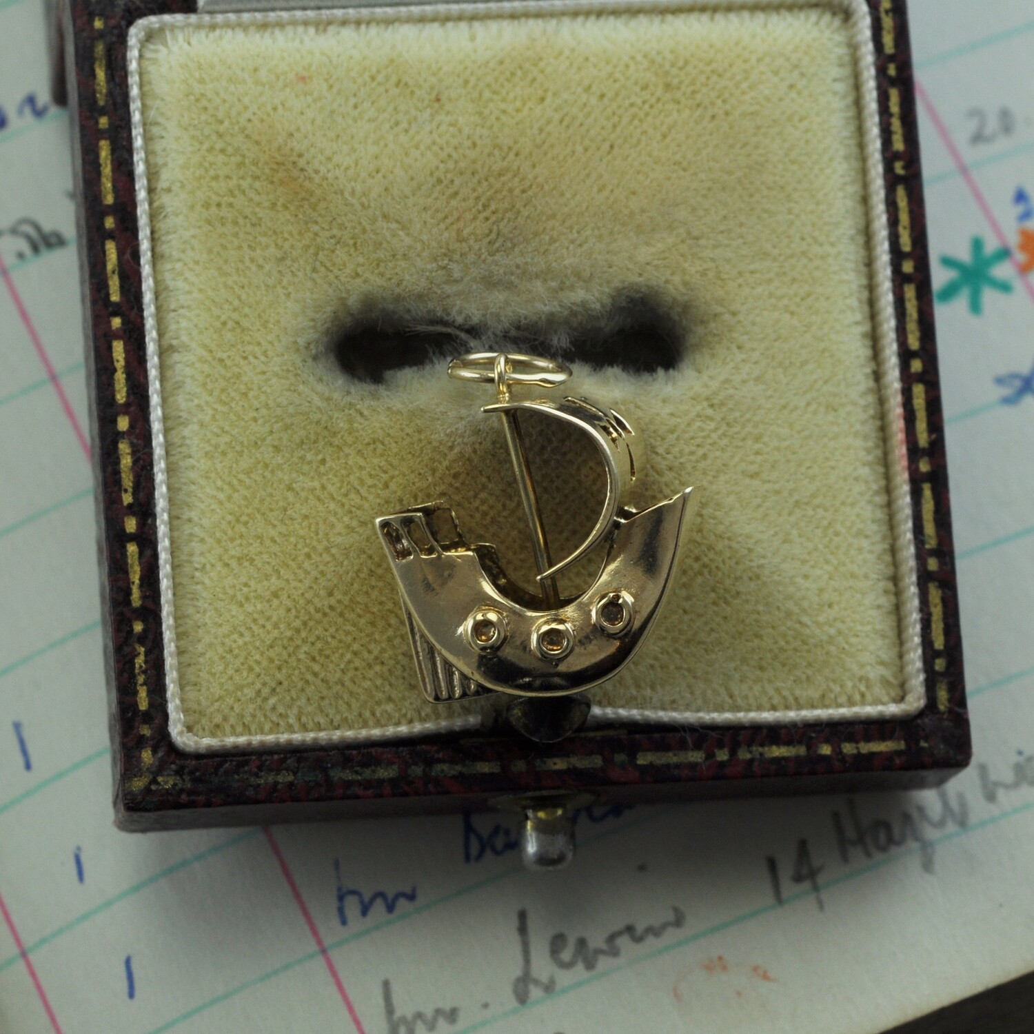 9ct Gold Galleon