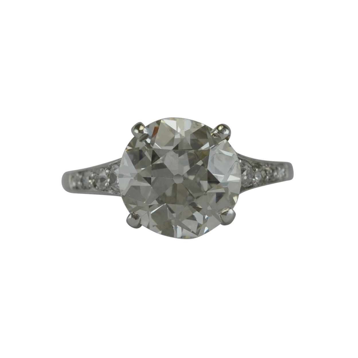 3.13ct Antique Diamond Engagement Ring
