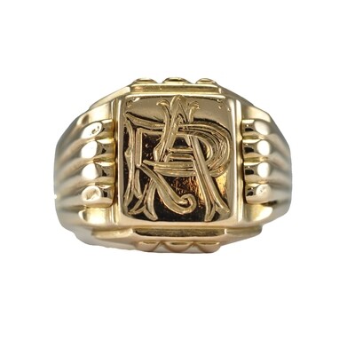 RA Engrave Signet Ring