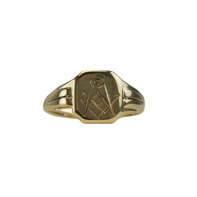 Freemason Engraved Ring