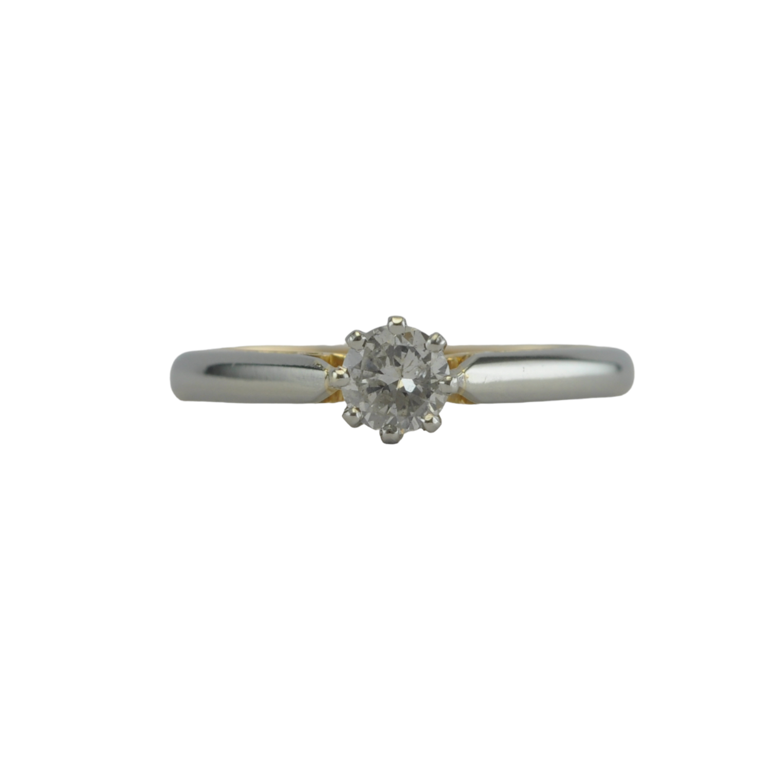 18ct and Platinum 0.30ct Diamond Engagement Ring