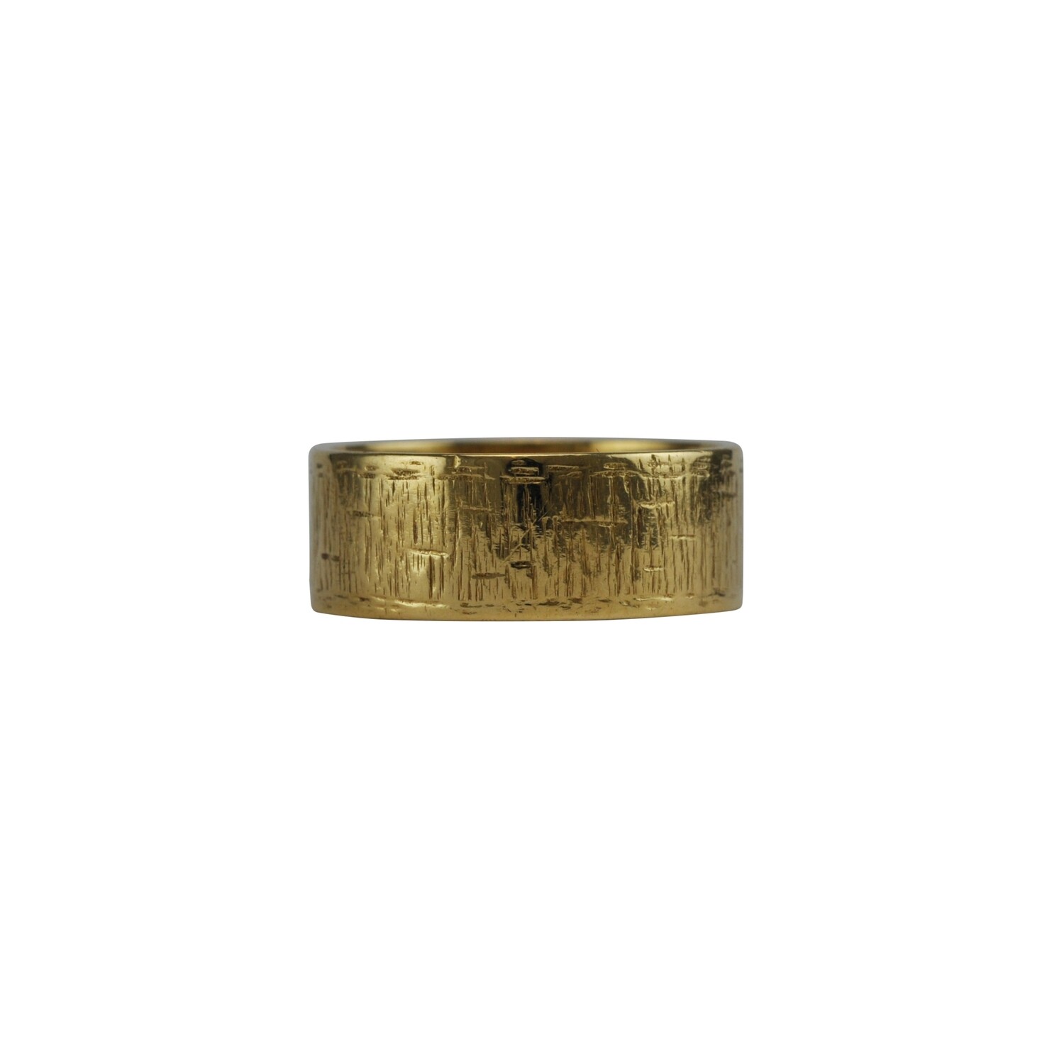 Vintage patterned wedding band
