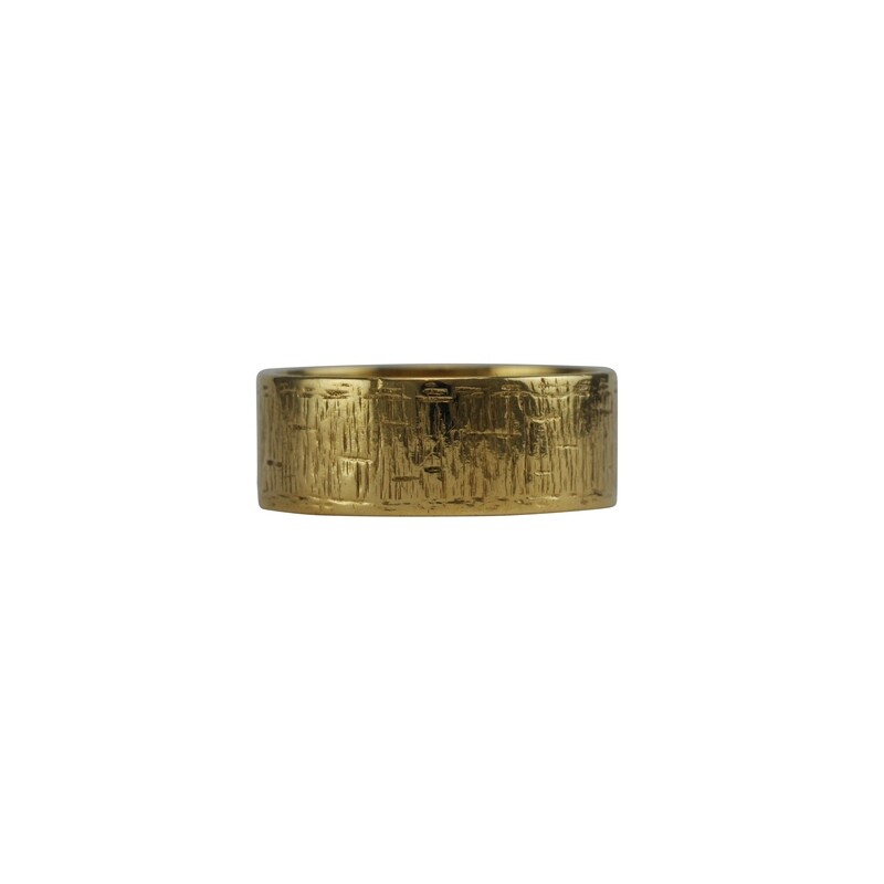 Vintage patterned wedding band