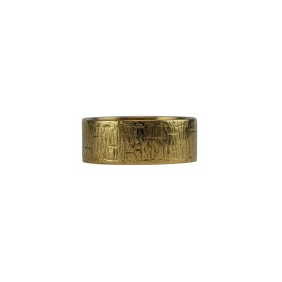 Vintage patterned wedding band