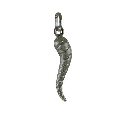 Horn Of Plenty Silver Pendant