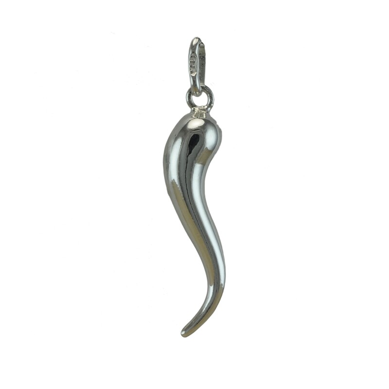 Silver Horn Of Plenty Pendant