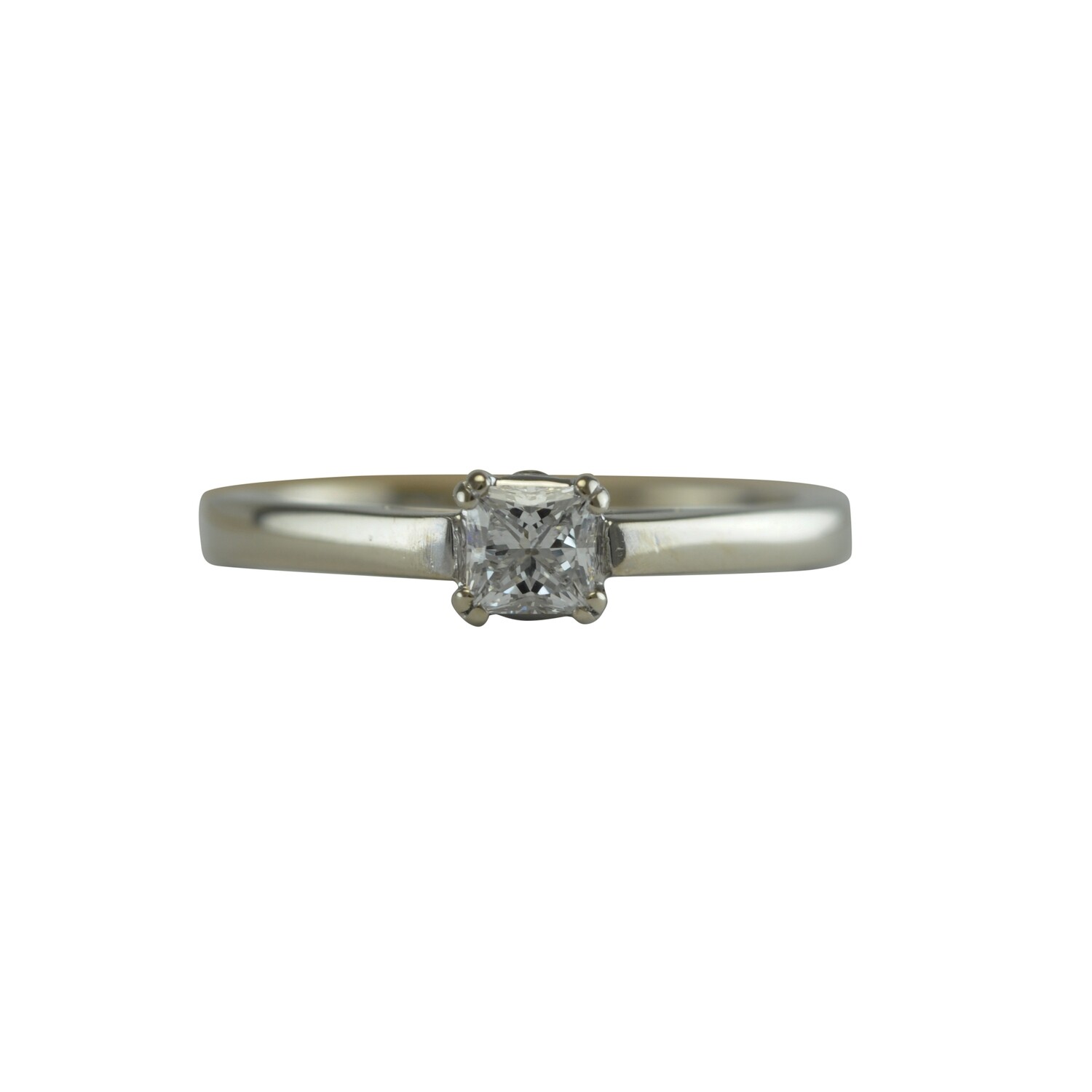 14ct White Gold Engagement Ring