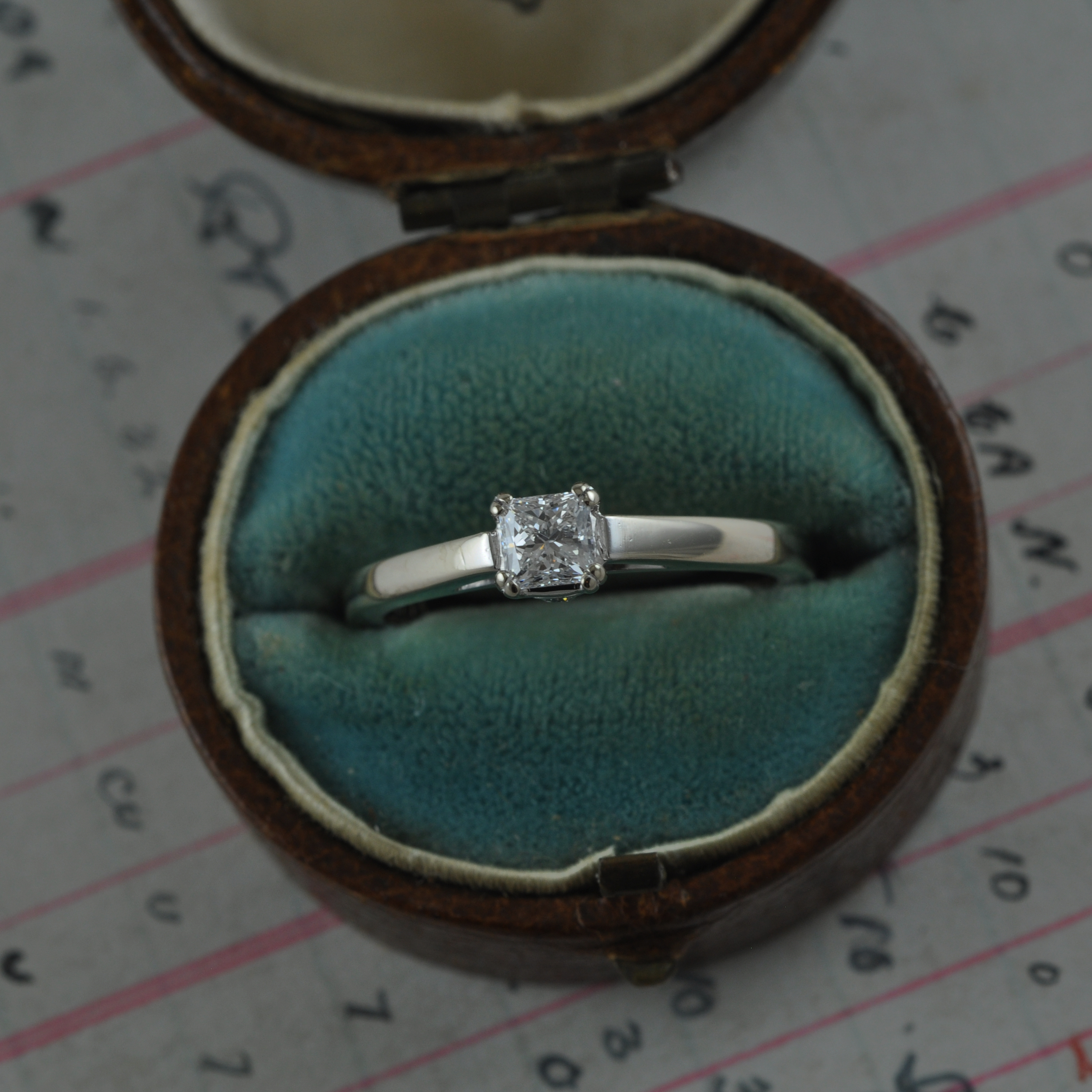 14ct White Gold Engagement Ring