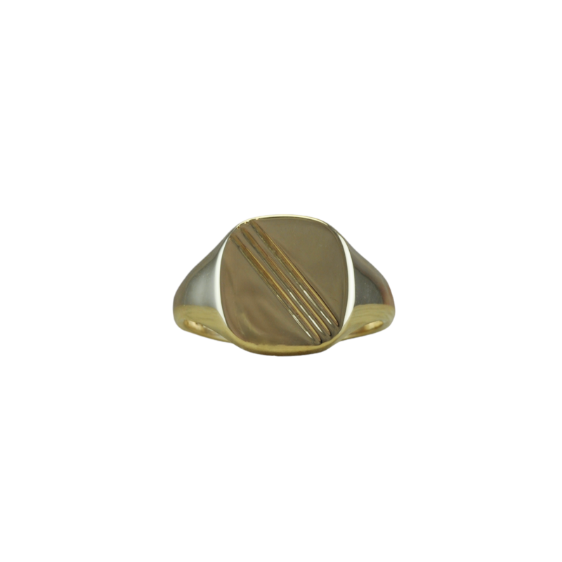 Patterned Signet Ring