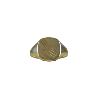 Patterned Signet Ring