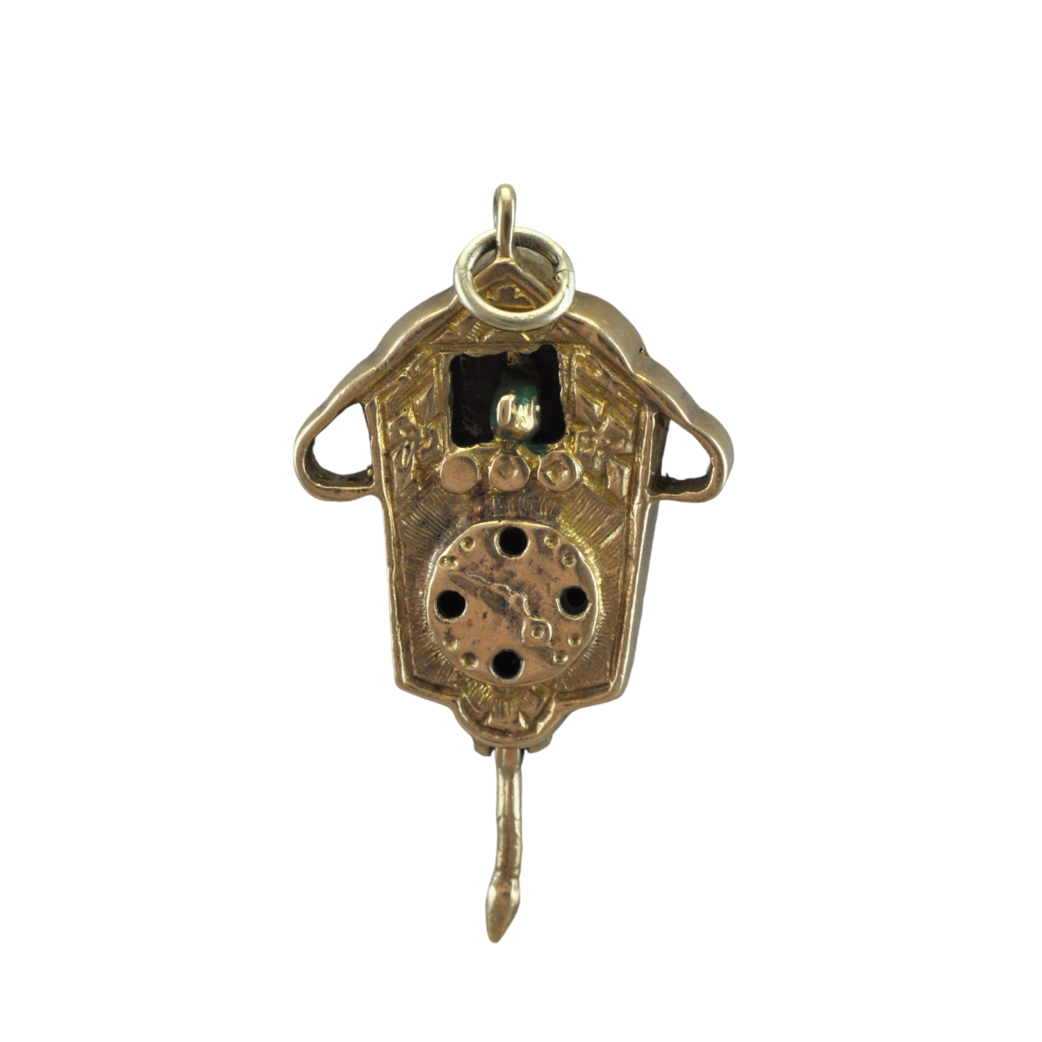 9ct Gold Cuckoo Clock Charm