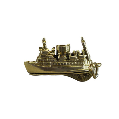 9ct Gold Ferry Charm