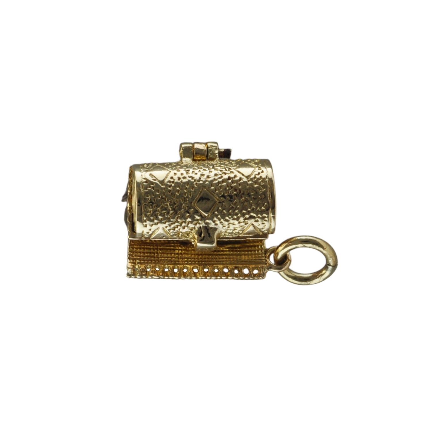 Vintage Gold Bug In A Rug Charm