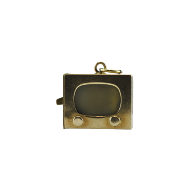 Vintage 1960 9ct Musical TV charm
