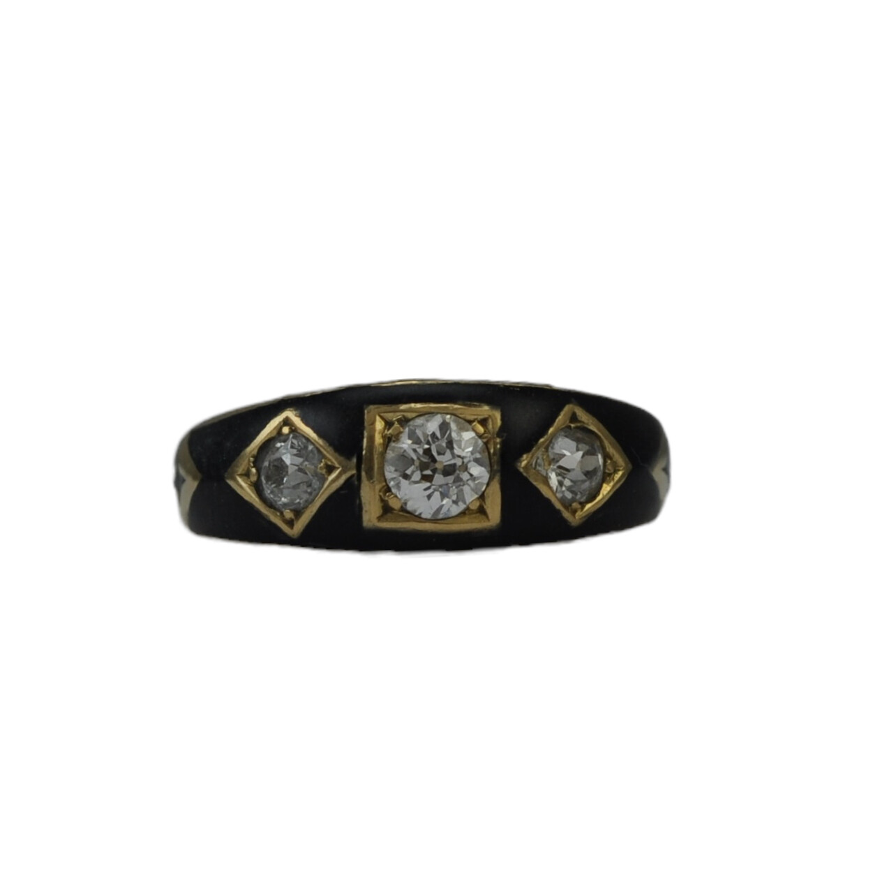 Victorian Diamond Mourning Ring