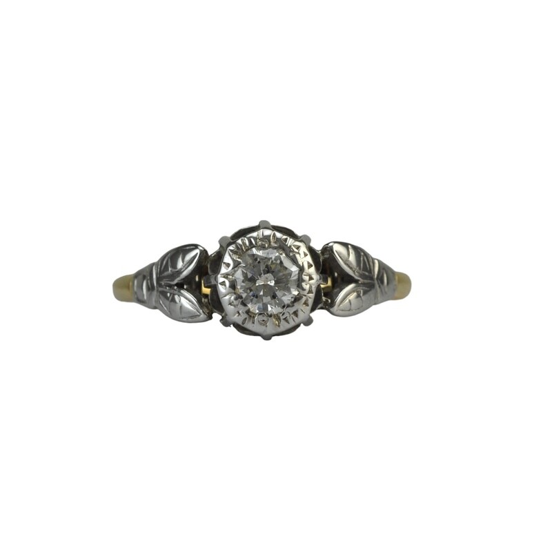 Diamond Solitaire with Fancy Raised Setting