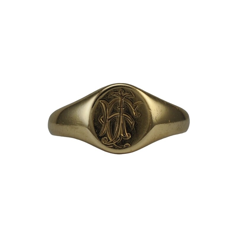 1930s 18ct Signet Ring