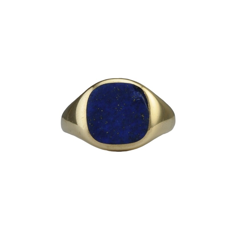 Lapis Signet Ring