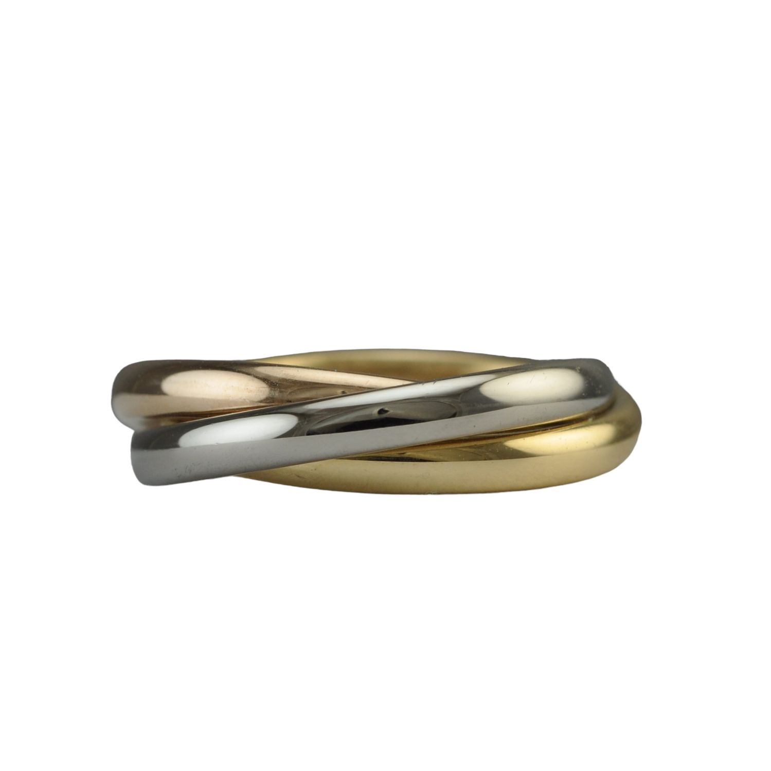 18ct Three Colour Gold Unity Ring