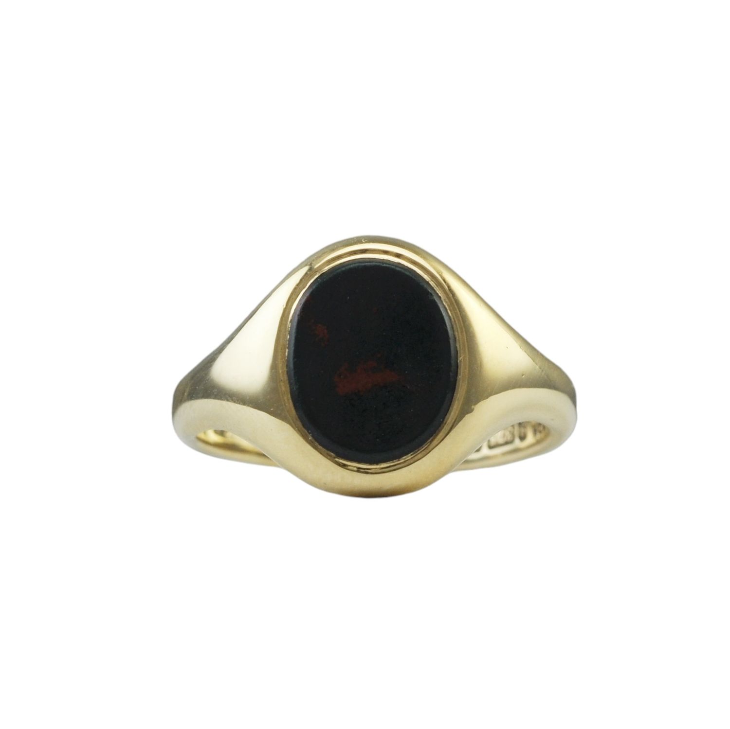 9ct Bloodstone Signet Ring