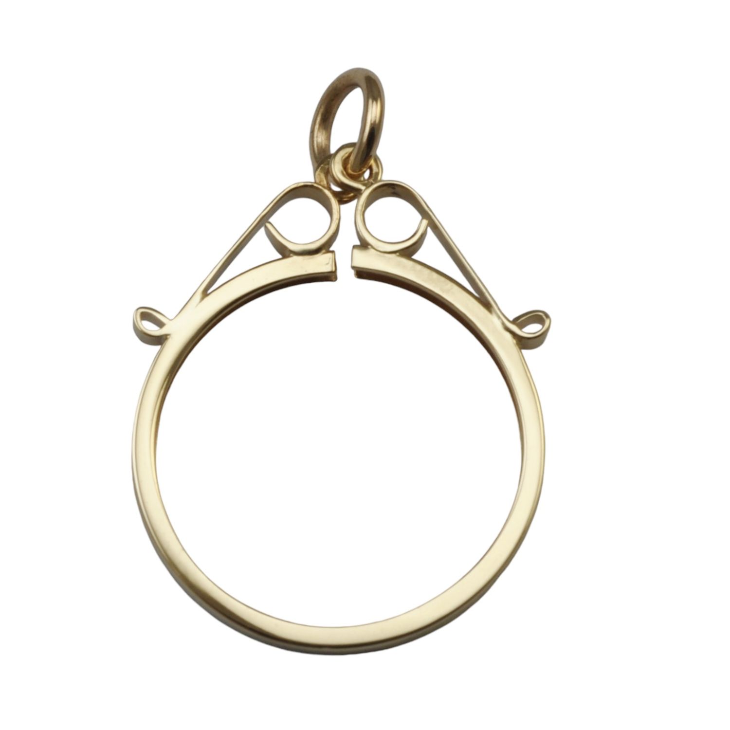 9ct Gold Half Sovereign Pendant Mount