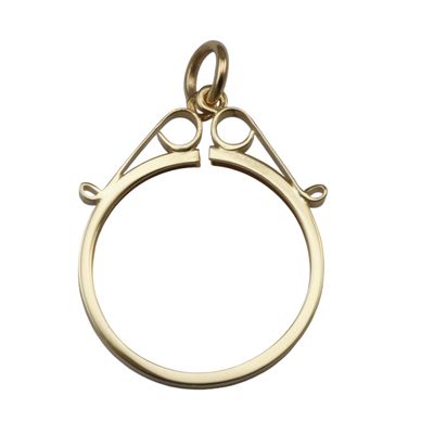 9ct Gold Half Sovereign Pendant Mount