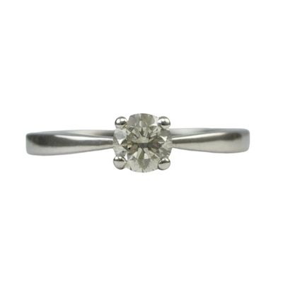 0.52ct Brilliant Cut Diamond Engagement Ring
