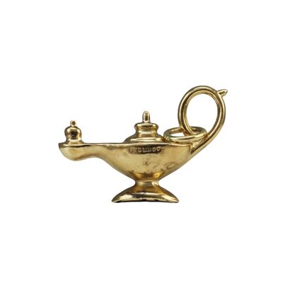 9ct Gold Genie Lamp