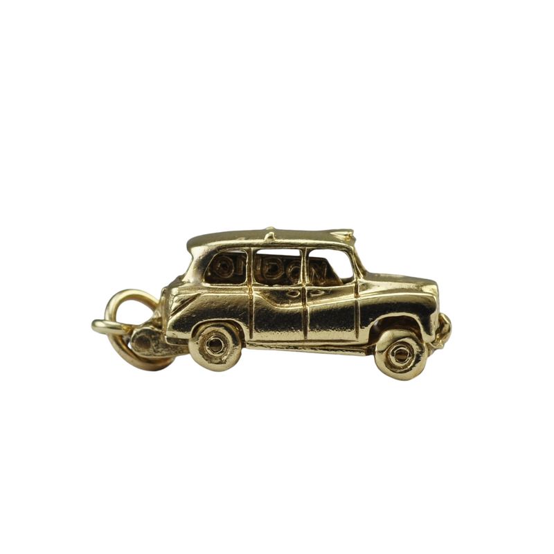 Gold London Taxi Charm