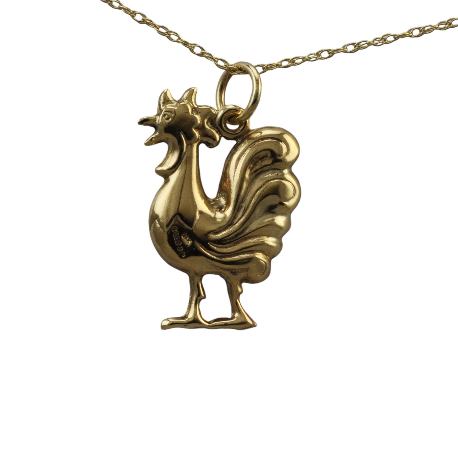 9ct Cockerel Charm
