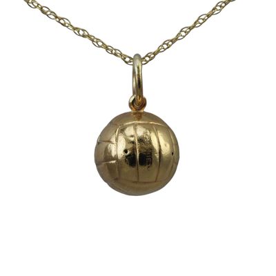 9ct Gold Vintage Football Charm