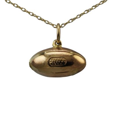 9ct Rugby Ball Charm