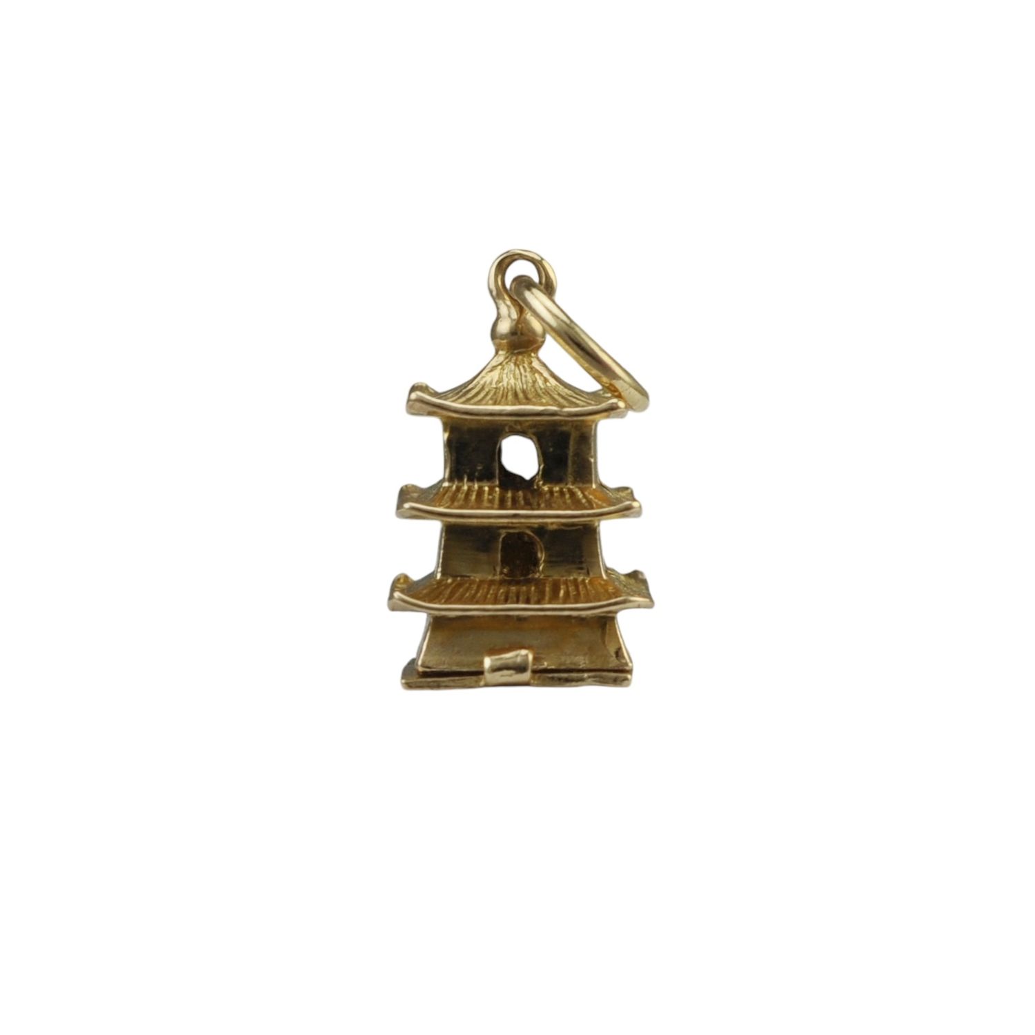 9ct Oriental Opening House Charm
