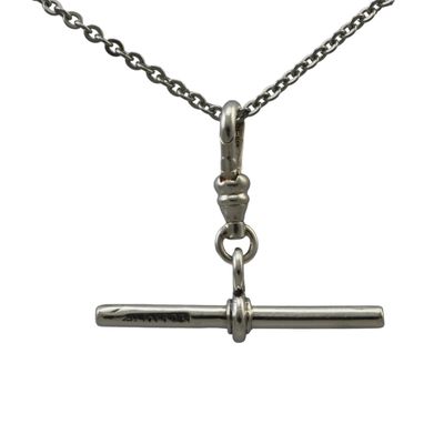 Antique diamond set T-bar.