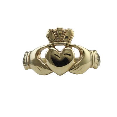 9ct Gold Claddagh Ring - SOLD