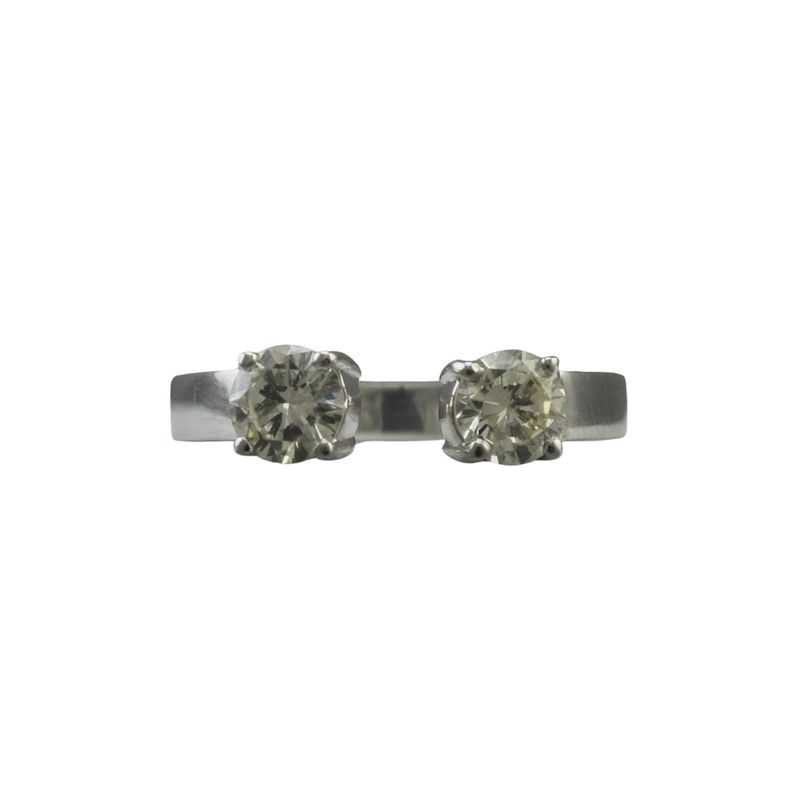 18ct and Diamond Torque Ring