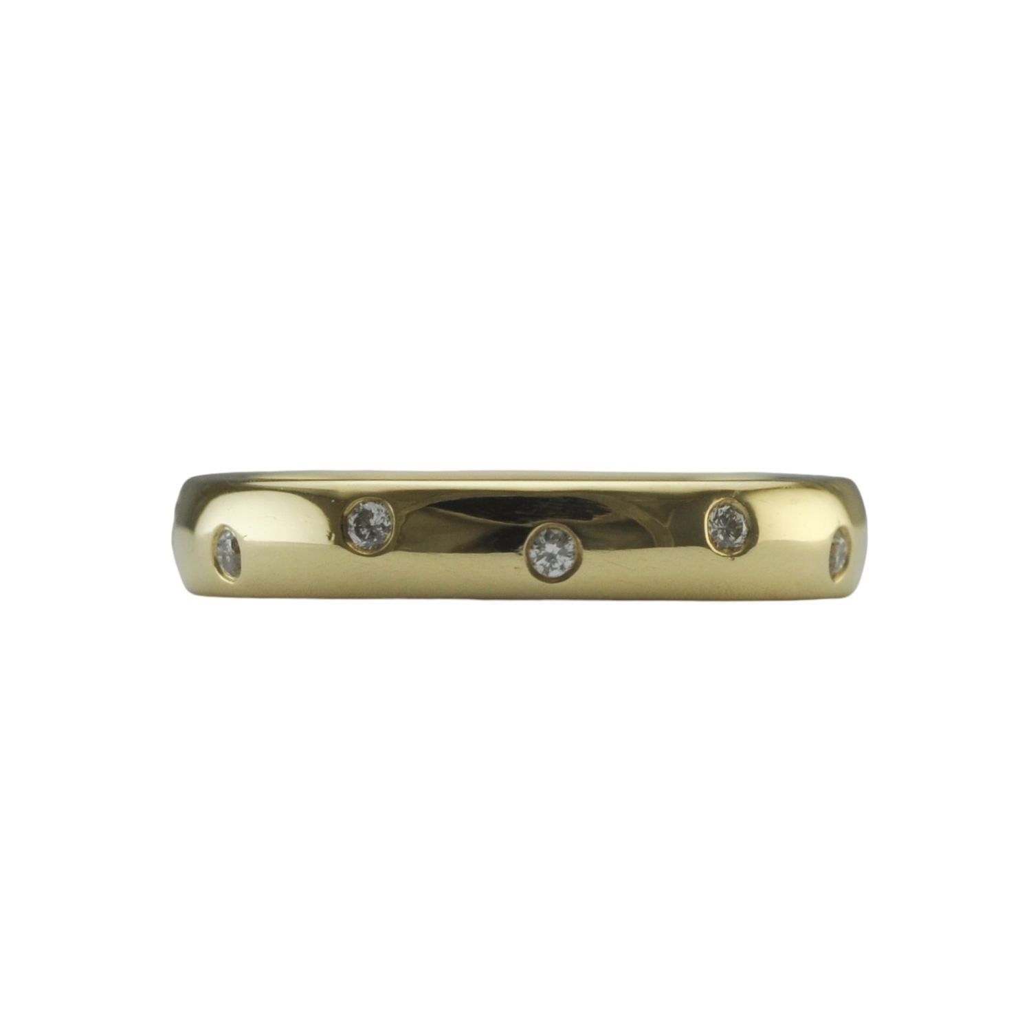 18ct and Scattered Diamond Ring