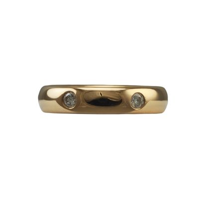22ct Diamond-Set Wedding Band - Reserved