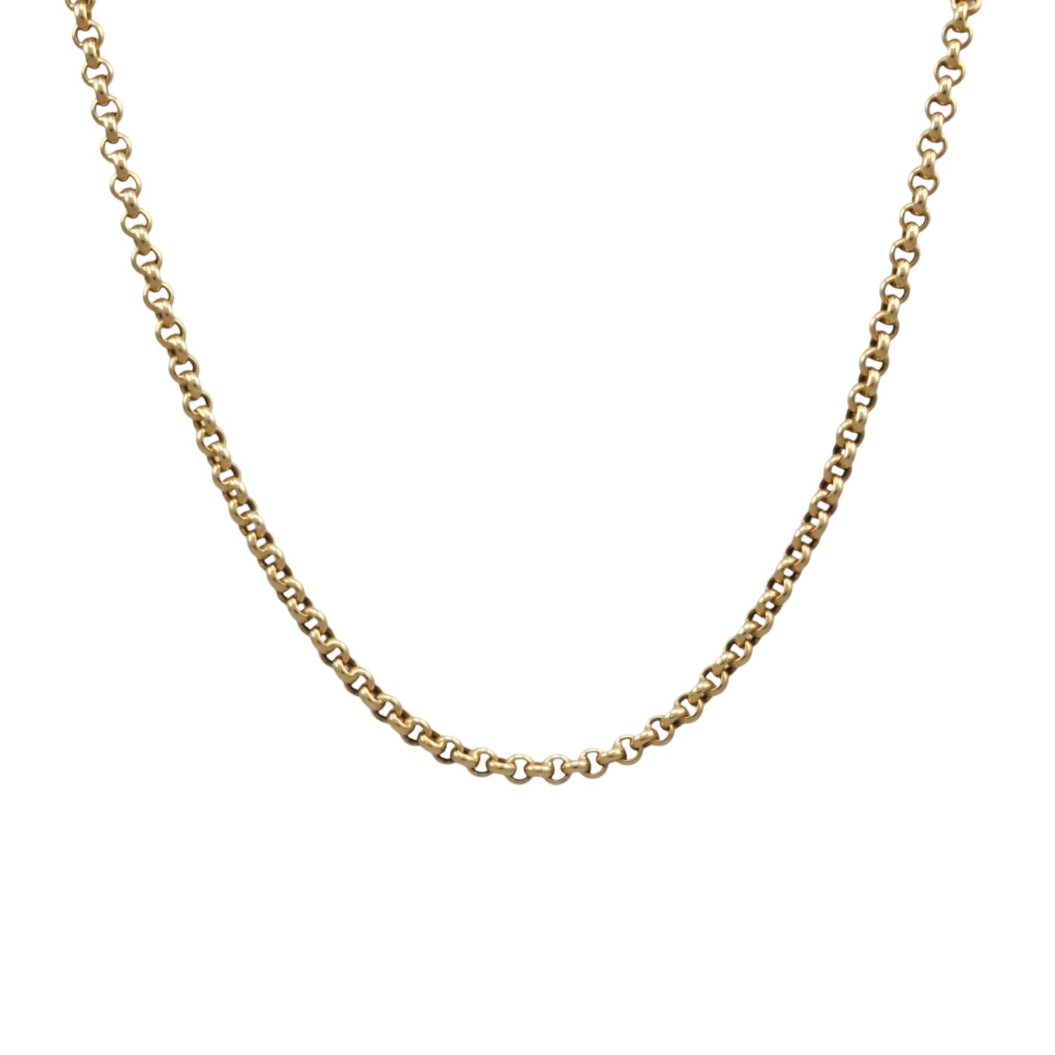 9ct 15.5 Inch Belcher Chain