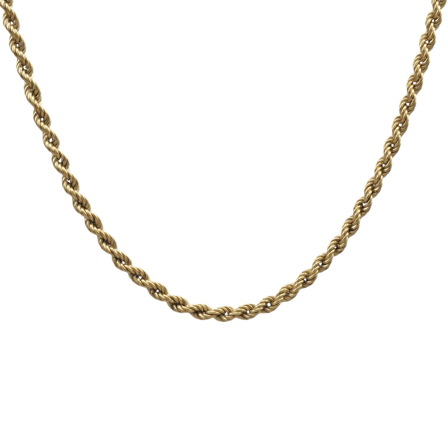 9ct 1980s Rope Chain - SOLD