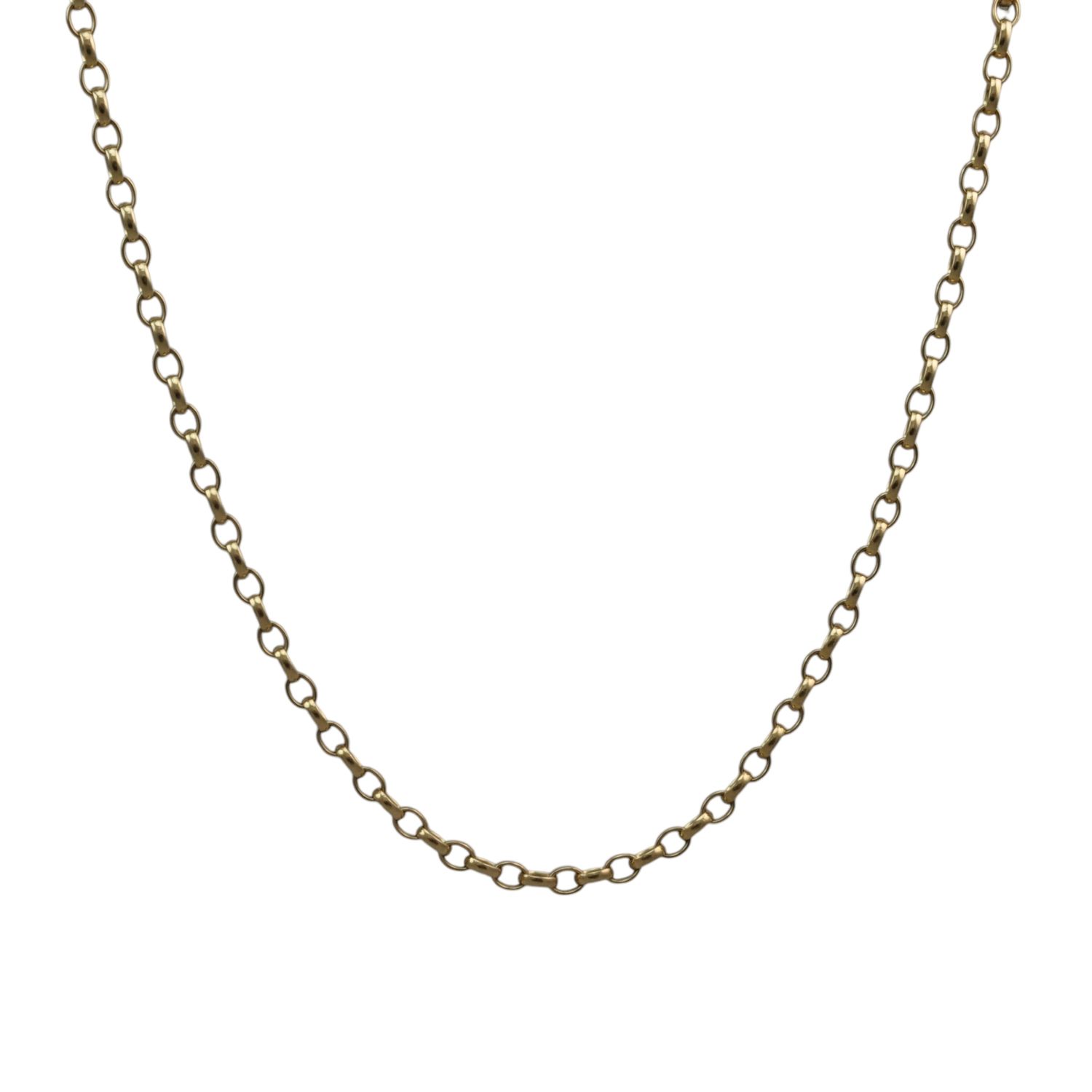 9ct Gold Oval Belcher Chain