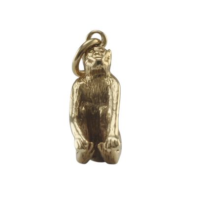 9ct Gold Monkey Charm