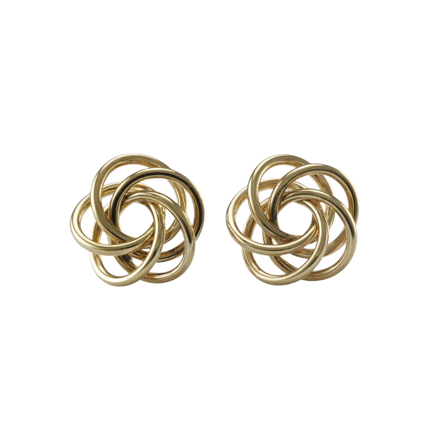 9ct Gold Twisted Spiral Studs