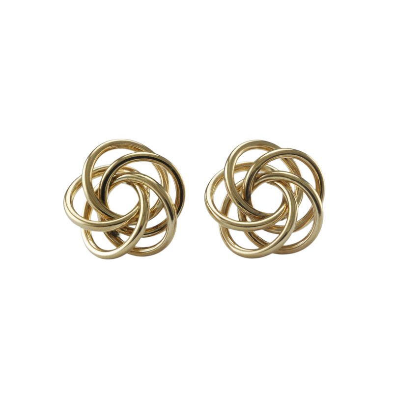 9ct Gold Twisted Spiral Studs