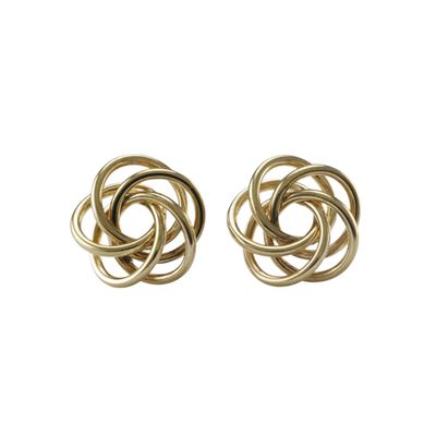 9ct Gold Twisted Spiral Studs
