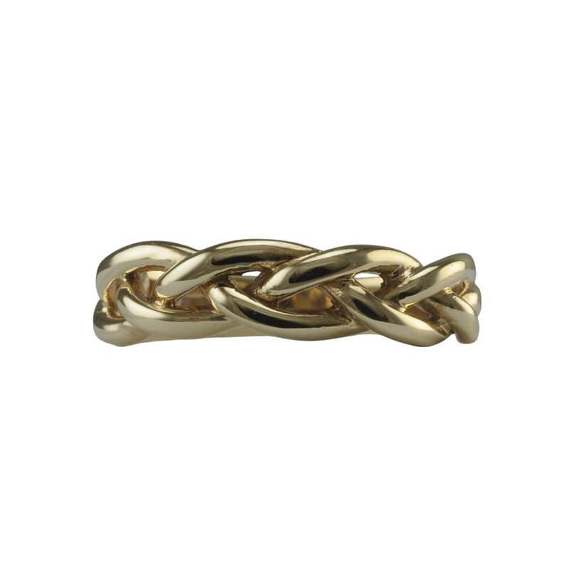 9ct Gold Plaited Ring