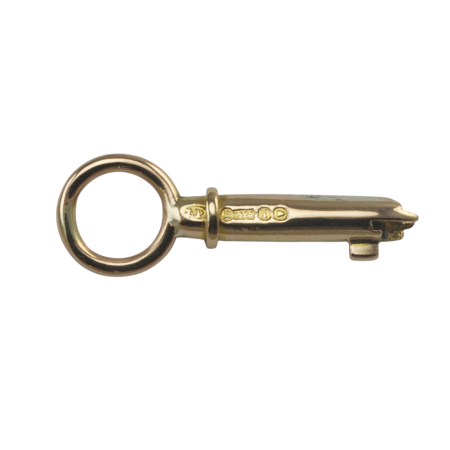 Edwardian 15ct Lockbox Key Pendant
